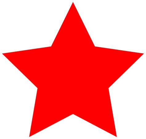 red star clip art|free red star image.